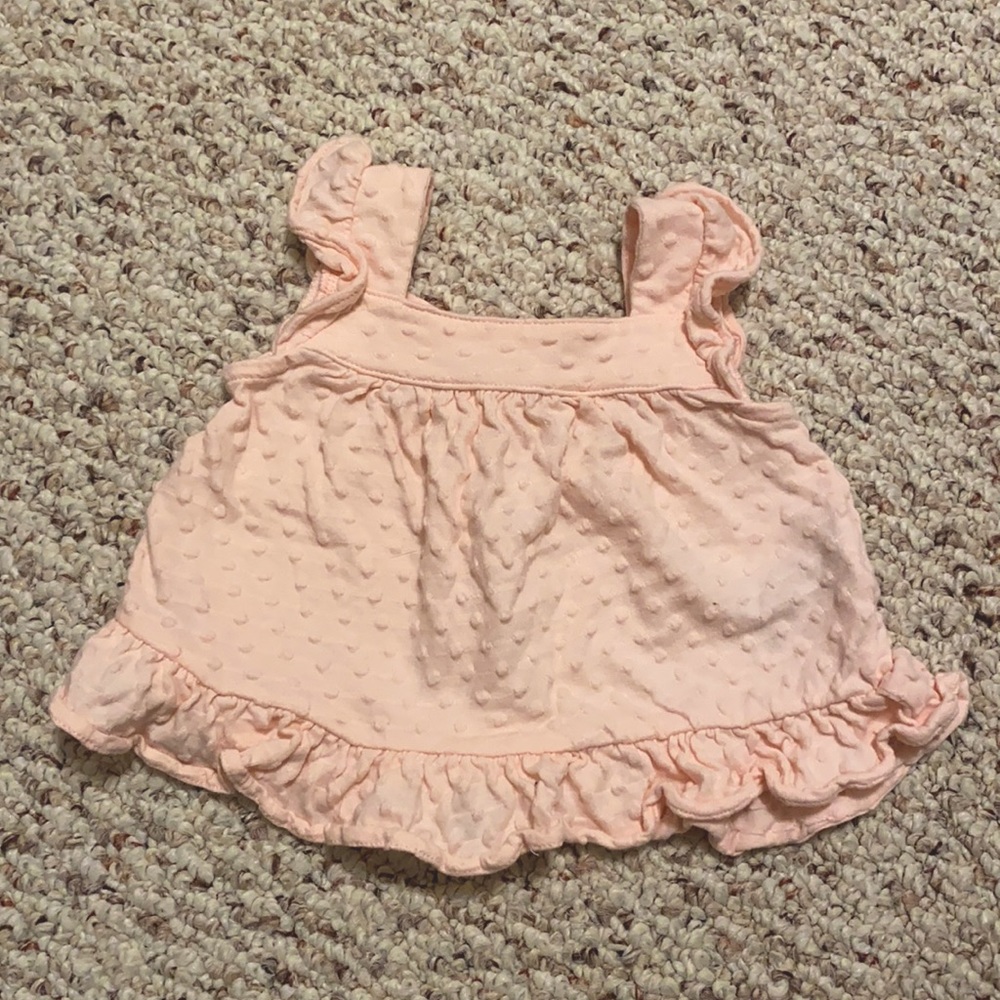 Baby GAP soft pink swing top 3-6 months (bubble shorts included)